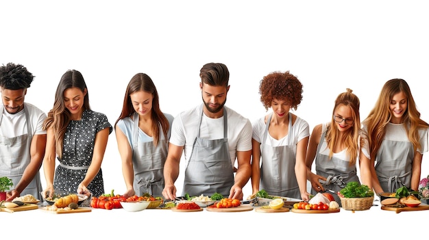 Czytelnicy gotujący razem